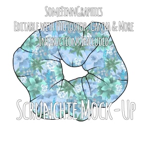 Download Hair Scrunchie Mockup Set Etsy