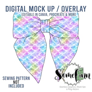 Bow Mock-Up / Bows Mock Up / Digital Mock up for hair bow / baby toddler kids bow / PNG