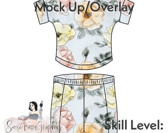 Outfit Mock-Up / Legging Mock Up / Digital Mock up for clothing, pants, kids, baby, adult / PNG / Instructions Included