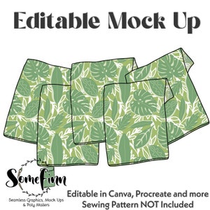 5 Towels Mock-Up / Fabric Mock Up / Digital Mock up for Beach Pool Terry Fabrics Fold / PNG