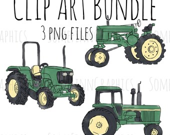 Tractor Clipart Bundle