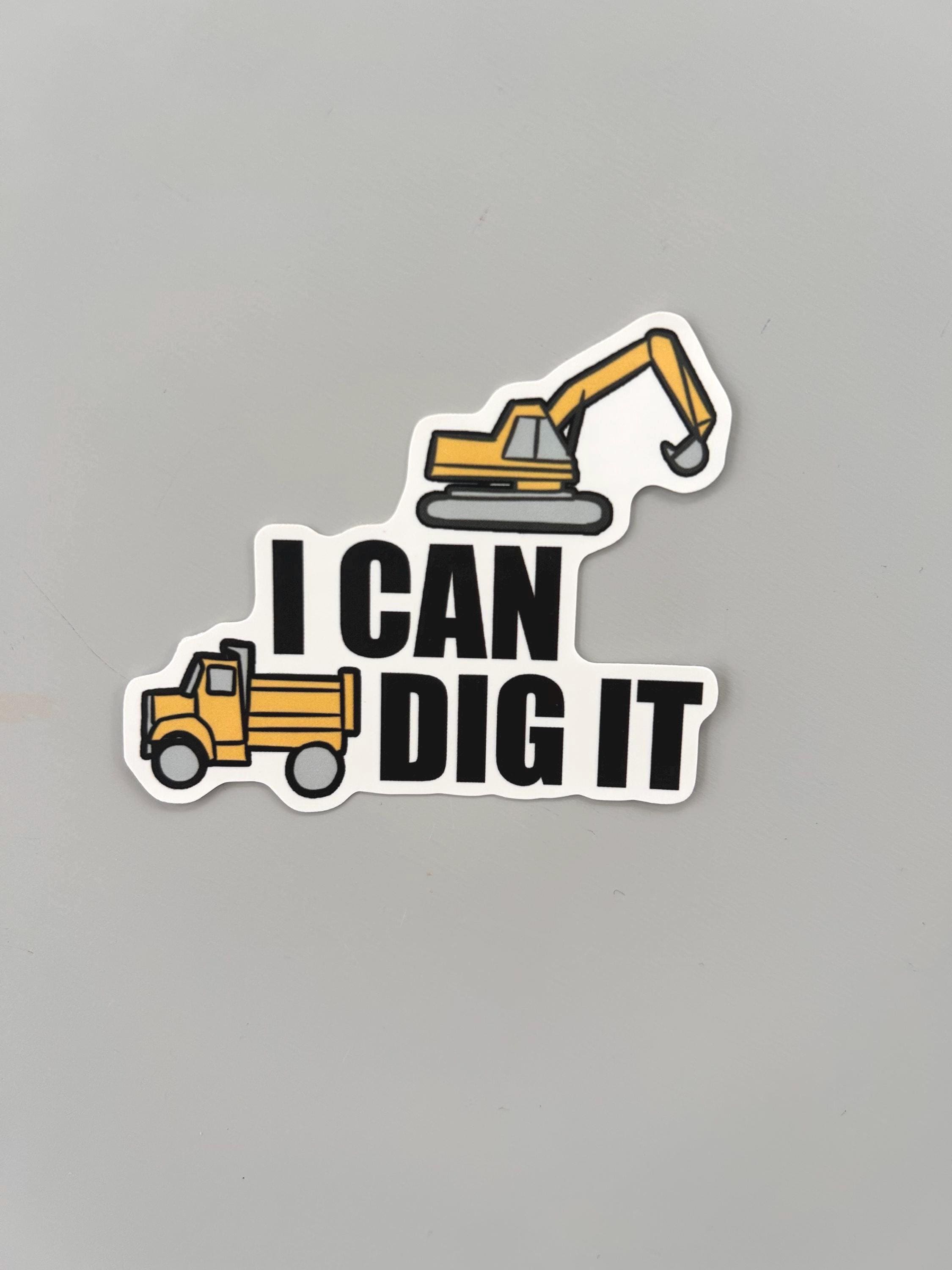 Digging Sticker, Vinyl Sticker for Water Bottle, Trending Stickers ...