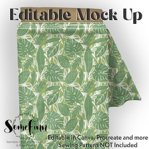 Fabric Bolt Realistic Mock-Up / Stacked Textile Mock Up / Zoom Closeup Editable from mobile / Digital Mock up / Png File