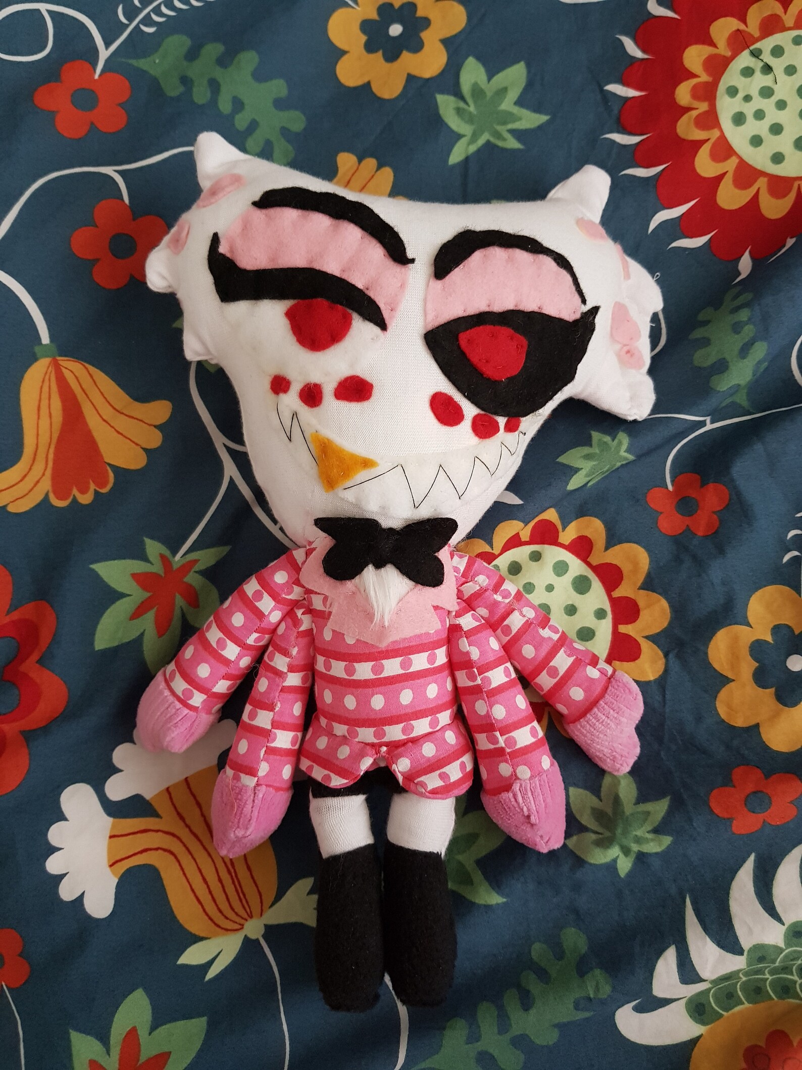 PATTERN Hazbin Hotel Angel Dust inspired plushie plush toy | Etsy
