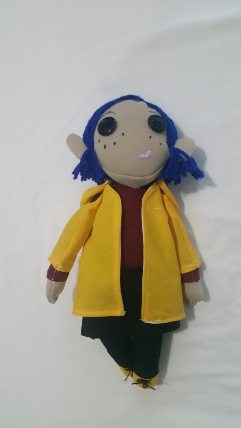 coraline stuffed doll