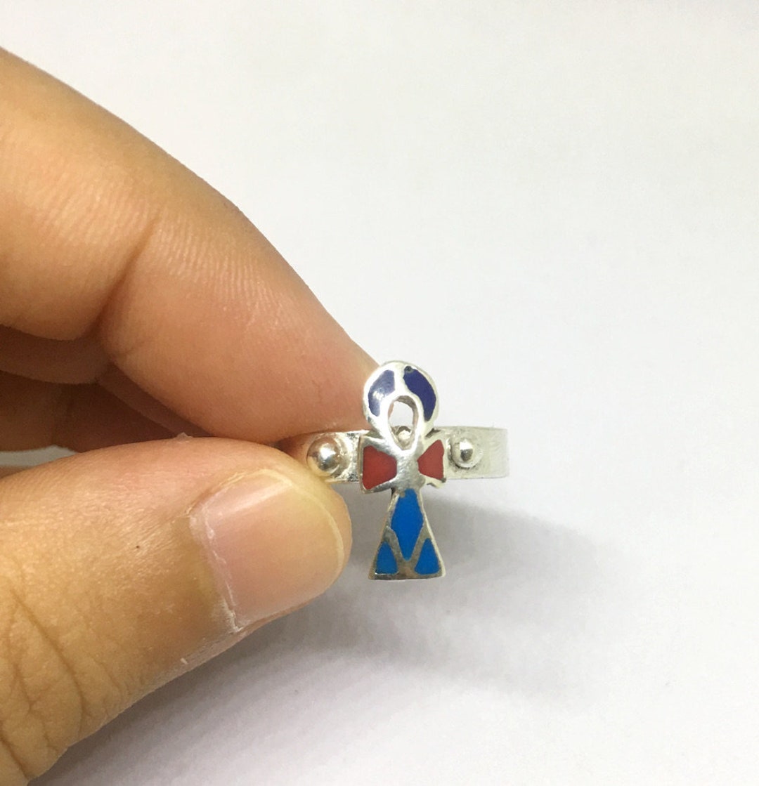 Ankh Key of Life Ring Sterling Silver 925 Size 7.5 With Etsy