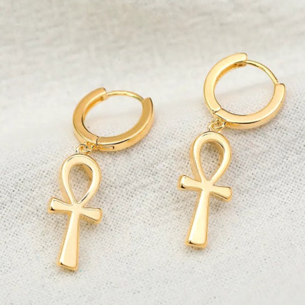 Ankh Earrings Etsy