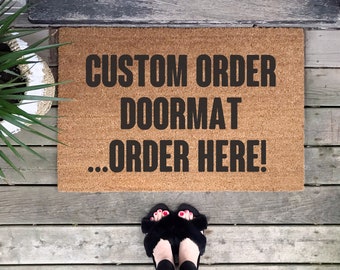 Custom Doormat - Custom Order with THE DOORMAT SHOP