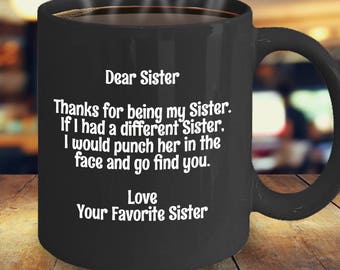 Funny sister gift | Etsy