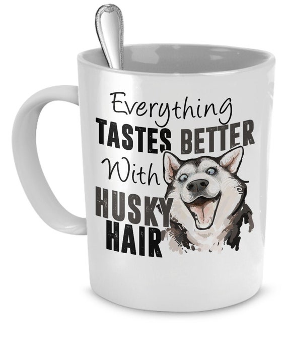 husky mom mug