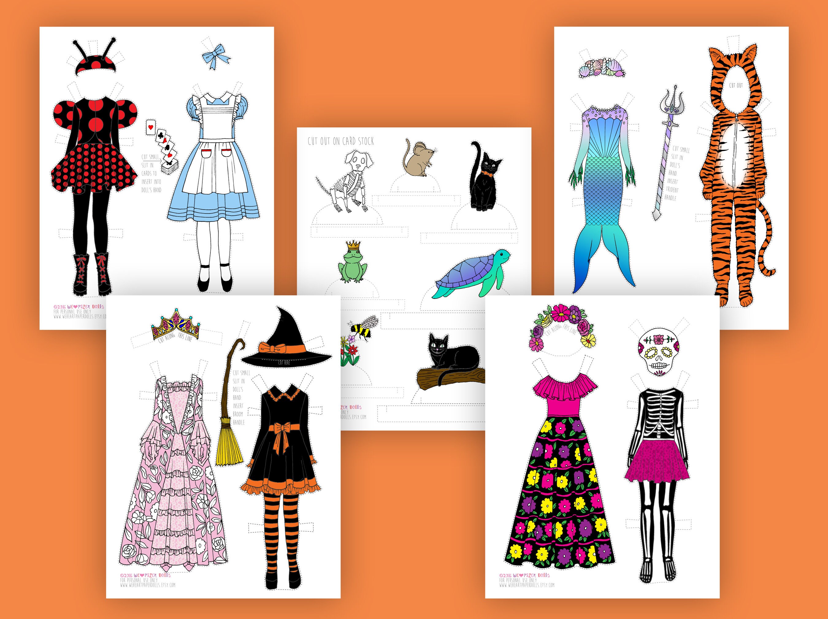 Halloween Printable Paper Doll Halloween Paper Doll to Color Halloween Printable Paper Doll Halloween Paper Doll to Color