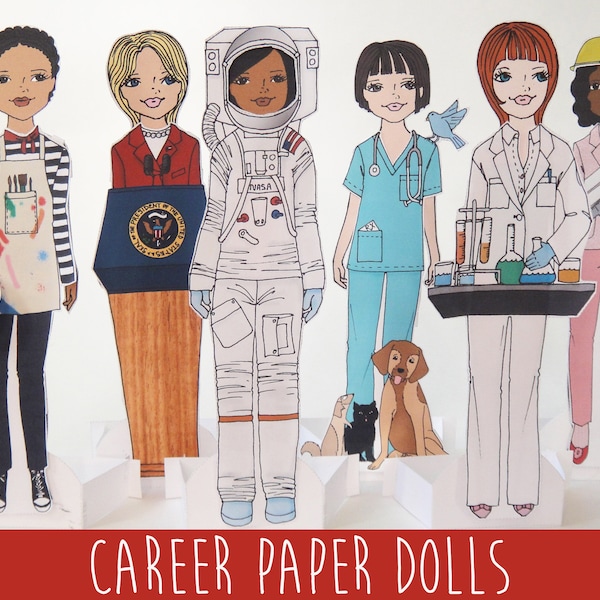 Fashion Paper Dolls - Etsy
