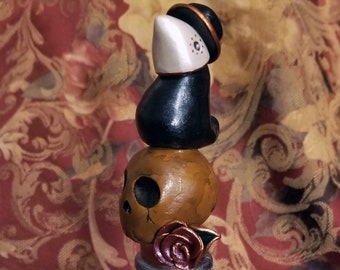 Memento Mori Plague Doctor Patina Elixir Bottle