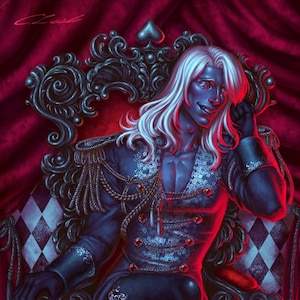 Rouxls Kaard - Ilustração impressa (8,5&quot; x 11&quot;)
