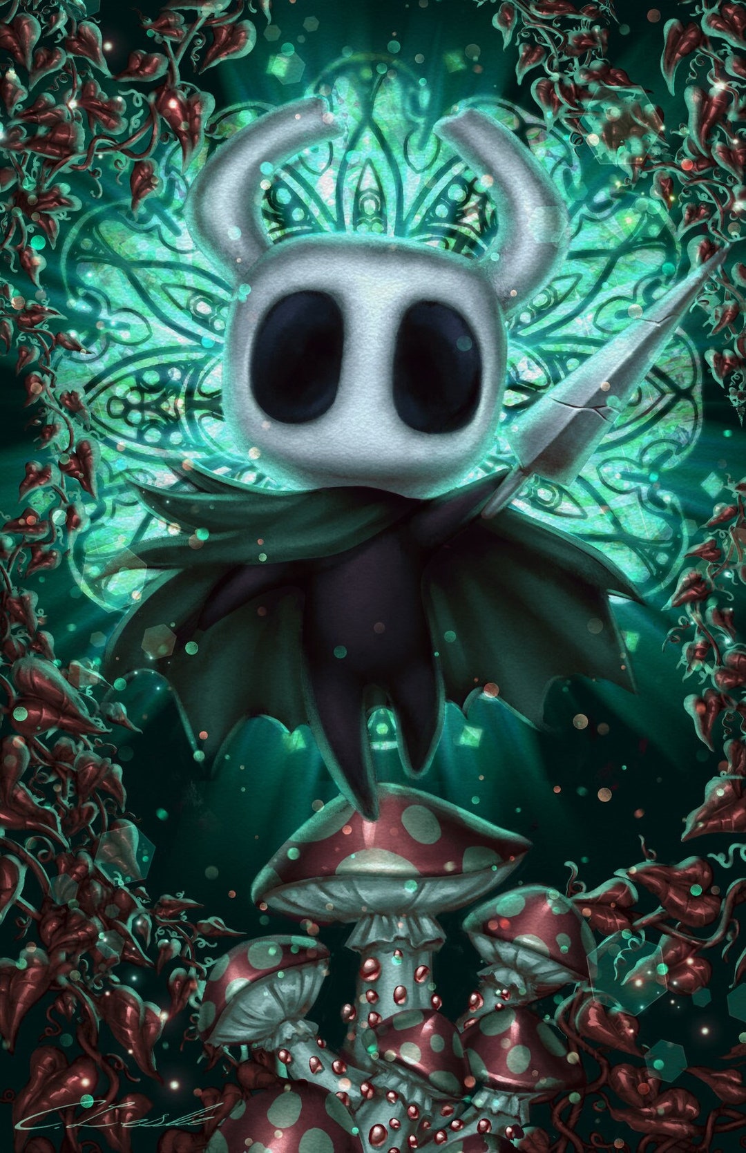 Hollow Knight - Illustration Print (11"x17") - Etsy