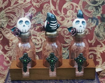Memento Mori Elixir Bottle - Set of 3