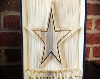 Dallas Cowboys Book Folding - NUR MUSTER