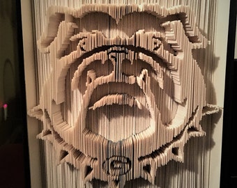 UGA Bulldog Book Folding