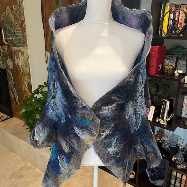 nuno felted shawls wraps