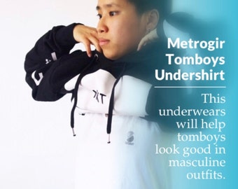 Lesbian clothing: Healthy Tomboys Flat Chest Binder (Regular size-Plus size) Free Shipping ( Pride of LGBT)