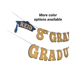8th grade graduation, 8th graduation banner , graduation banner, 8th grade grad banner, graduation decorations,,class of 2026 class of 2026