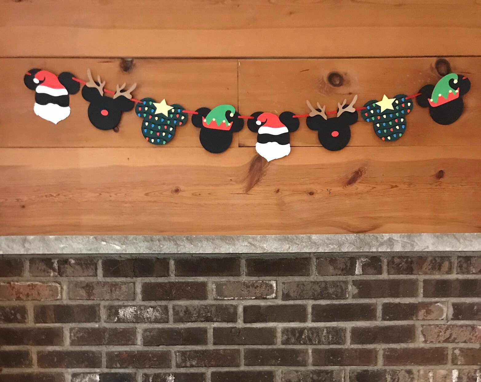 Christmas Bannerchristmas Garland Banner Christmas Garland Etsy