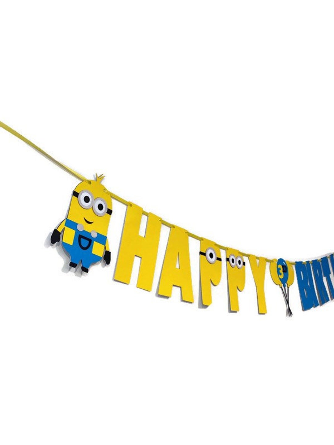 Minion Birthday Banner , Minion Birthday - Etsy
