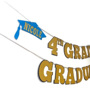 4th grade graduation, 4th grade banner, graduation banner , graduation decorations