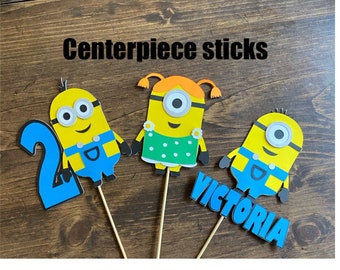 birthday centerpiece stick  ,birthday centerpiece