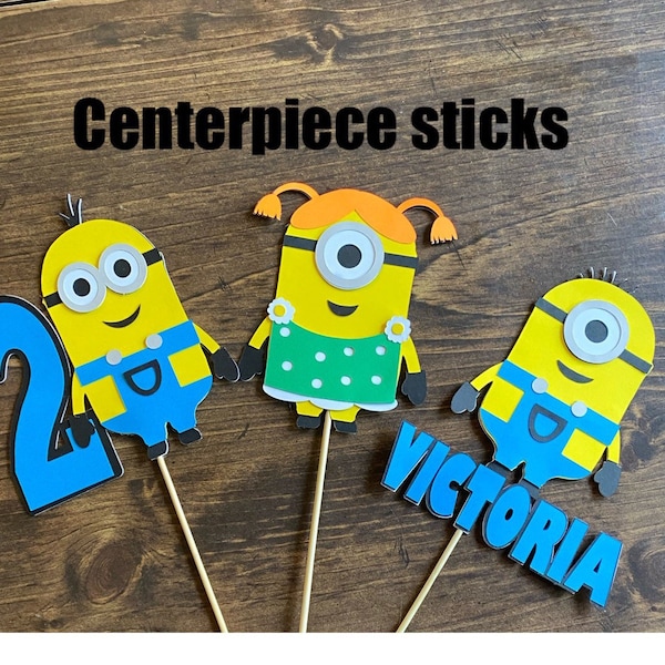 Minion Centerpiece - Etsy