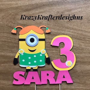 birthday cake topper ,personalized cake topper,