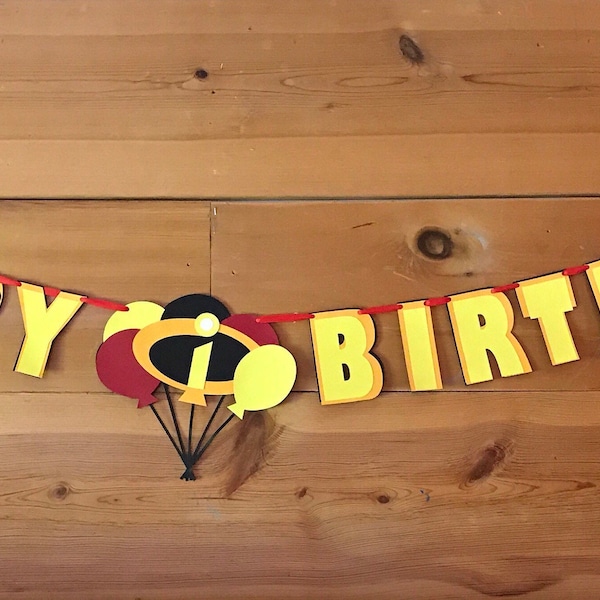 Birthday banner,