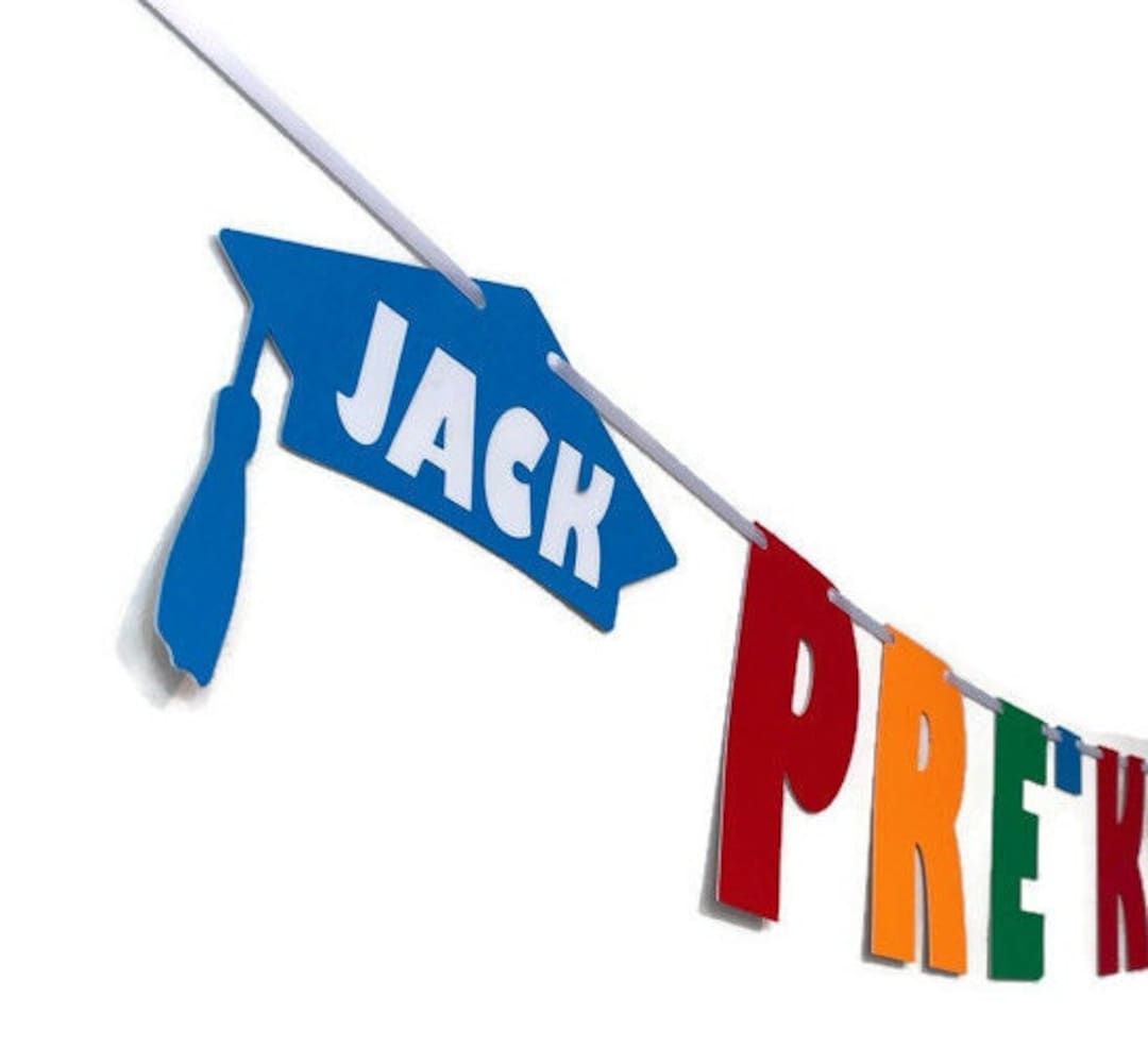 Pre K Graduation , Pre-k Grad Banner , Preschool Banner, Kindergarten