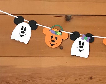 Halloween banner, Mickey Halloween banner, mickey’s not so scary Halloween