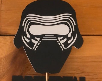 Birthday cake topper, Kylo cake topper