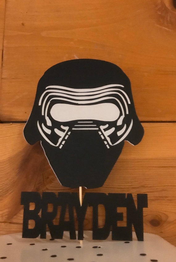 kylo ren cake topper