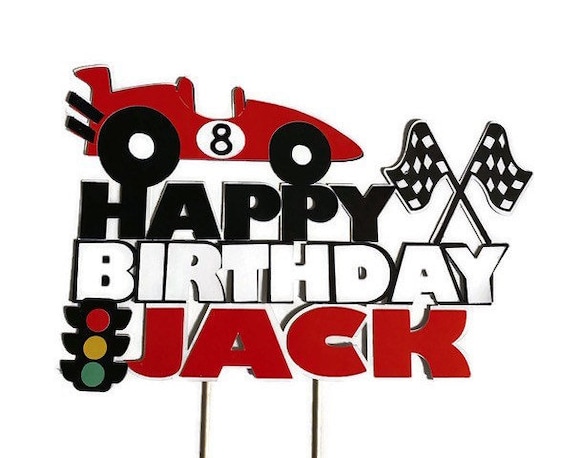 Custom Racecar birthday cake topper , race car birthday, race car cake topper , racing birthday
