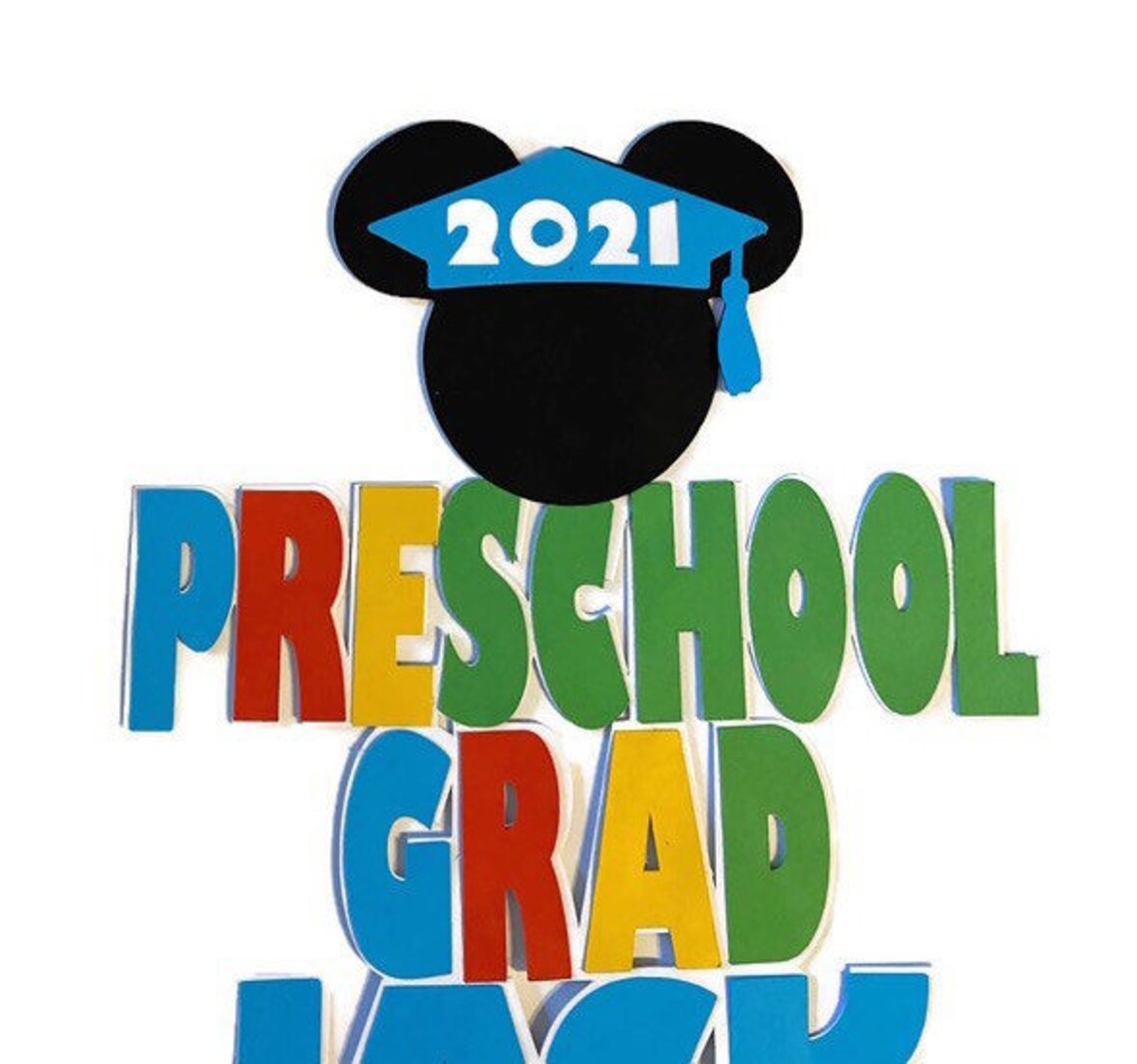 PreSchool Graduation cake topper Kindergarten graduation | Etsy