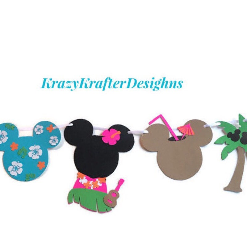 Minnie Mouse Luau - Etsy