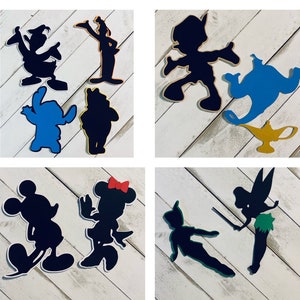 Disney  decorations ,scrapbook  , cutouts , window decorations, scrapbook , embellishments, comfetti, birthday , vacation scrapbook