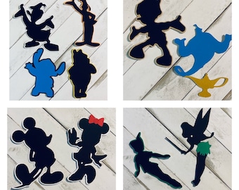 Disney  decorations ,scrapbook  , cutouts , window decorations, scrapbook , embellishments, comfetti, birthday , vacation scrapbook