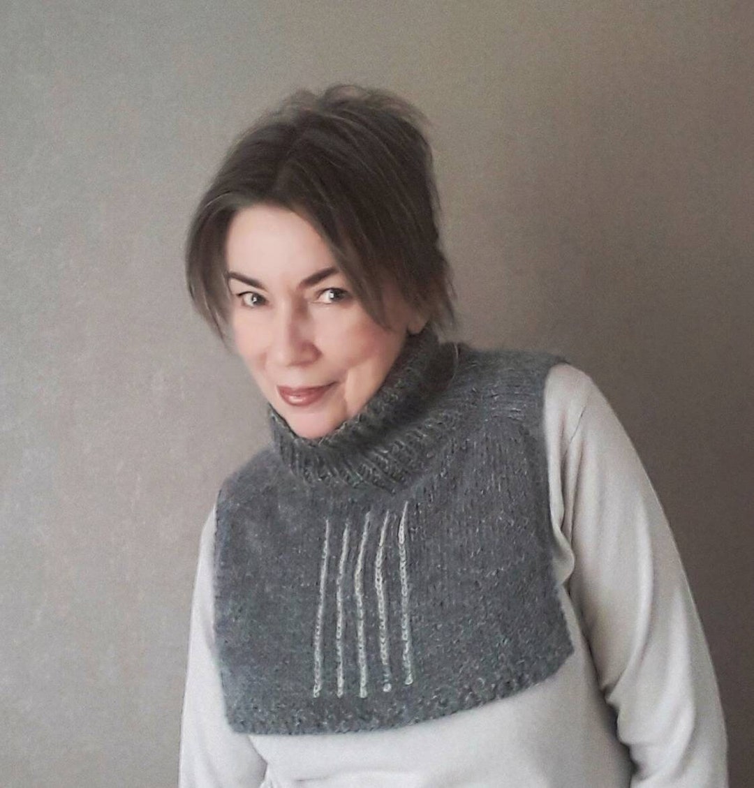 Neck Warmer for Women, Knitted Winter Collar, Women Dickie Knitted Etsy