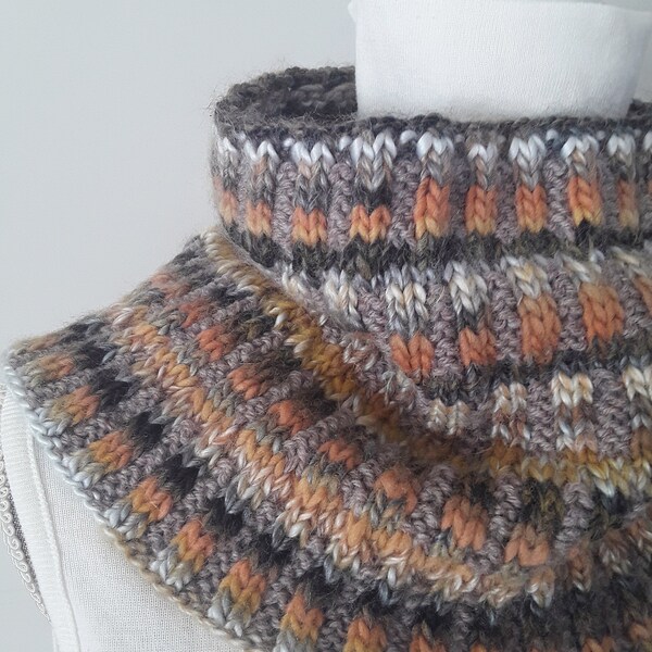 Hand Knit Neck Warmer Etsy