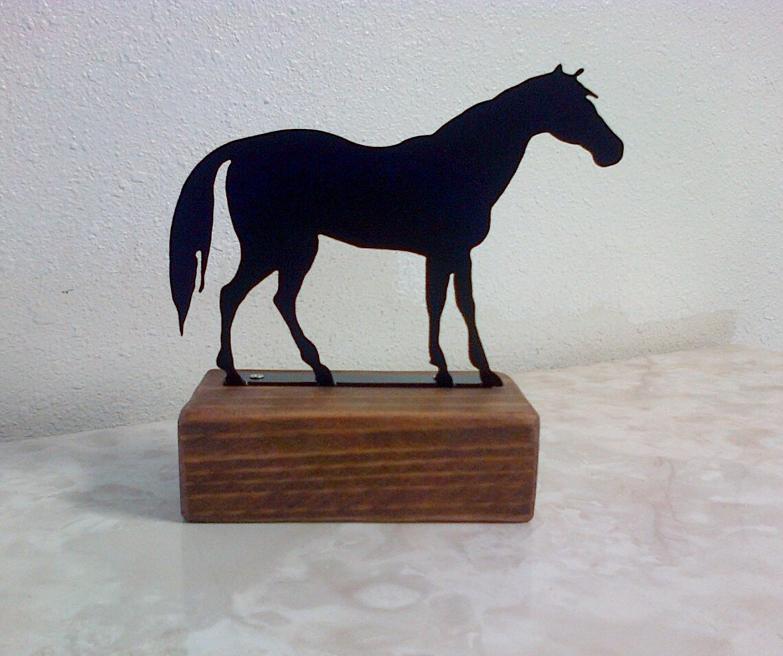 Horse Paperweight Shelf Decoration Reclaimed Pallet Wood Etsy
