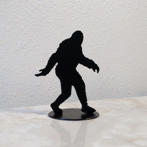Bigfoot, Sasquatch, Yeti, Metal Art, Home Decor, Paperweight, Shelf Decoration, Metal