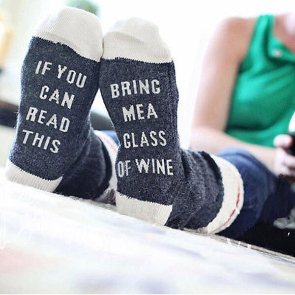 If You Can Read This Socks Etsy