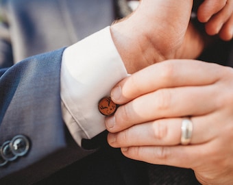 Custom Cuff Links, Personalized Cufflinks, Groom Gift,  Groomsmen gift | Completely Custom