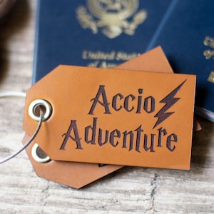 Leather Luggage Tag | Accio Adventure