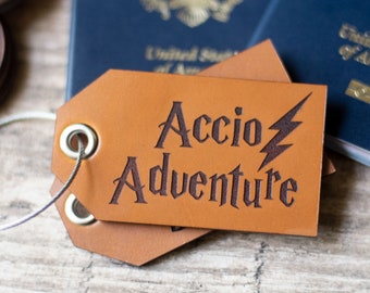 Leather Luggage Tag | Accio Adventure