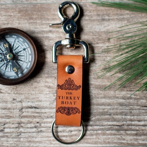 Custom Leather Key Fob, Personalized Leather Keychain, Logo Leather Key Fob | Keychain with your own design